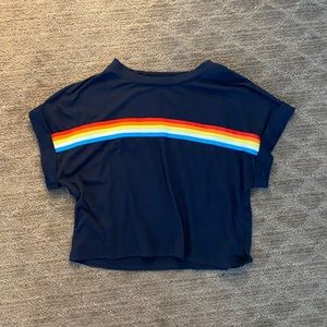 cropped 90’s style shirt